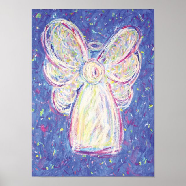 Póster Starry Night Angel Art Print Poster (Frente)