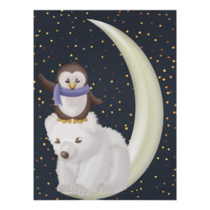 Póster Starry Night Friends