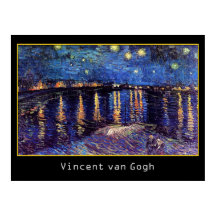 Starry night over the Rhone by Van Gogh