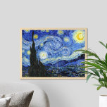 Póster Starry Night Vincent van Gogh<br><div class="desc">Impresión poster de la pintura de Noche Estelar de Vincent van Gogh</div>