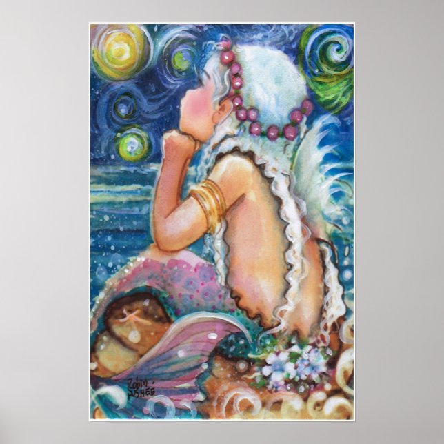 Póster Starry, Starry Night Mermaid (Frente)