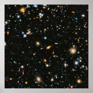 Póster Stars in Space - Hubble Ultra Deep Field