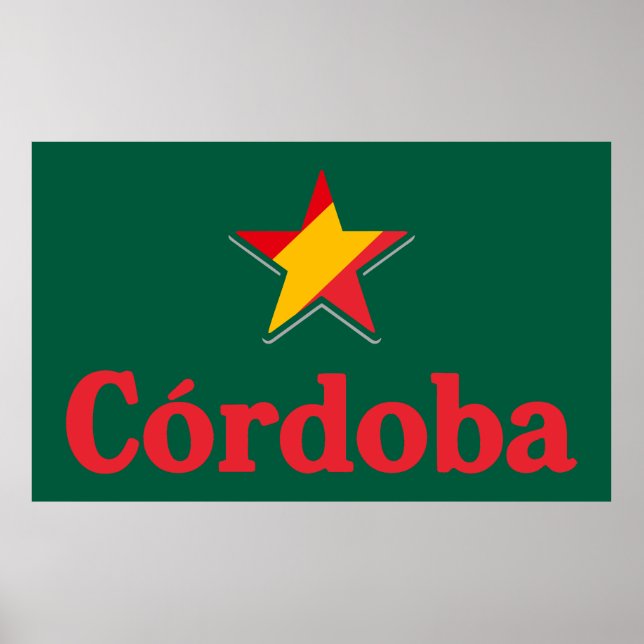 Póster Stars of Spain – Cordoba (Frente)