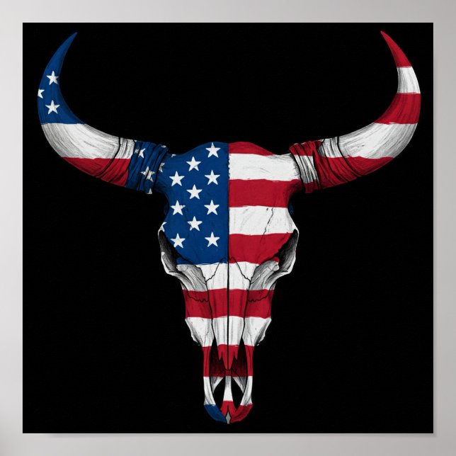 Póster Stars Stripes and Steers (Frente)