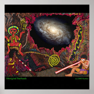 Póster StarSeeds aborigen