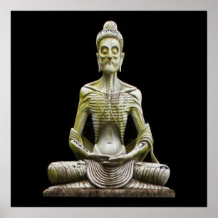 Póster Starving Buddha Poster color