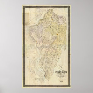 Póster Staten Island compuesto