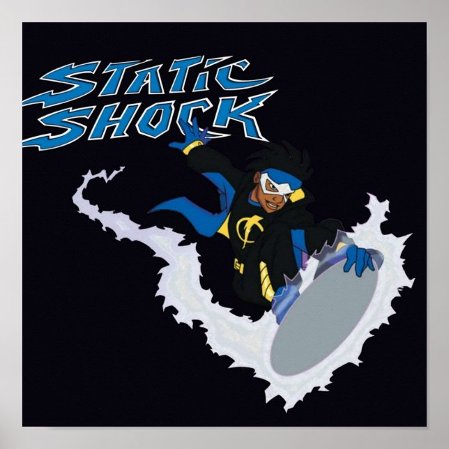 Póster Static Shock (Frente)