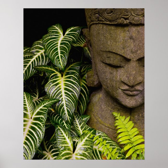 Póster Statue in a Garden Location Information: Chiang Ma (Frente)