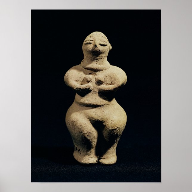 Póster Statue of a goddess, 6th millennium BC (Frente)