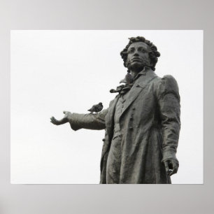 Póster Statue of Alexander Pushkin, Saint Petersburg
