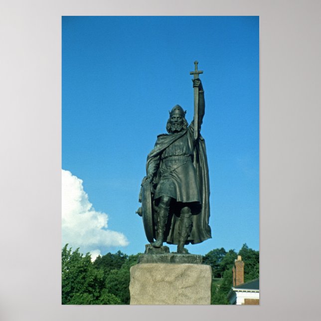 Póster Statue of Alfred the Great (Frente)