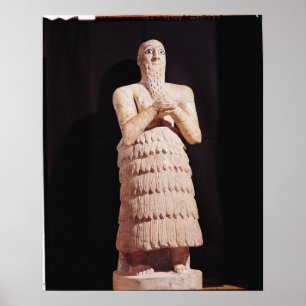 Póster Statue of Itur-Shamagen, King of Mar