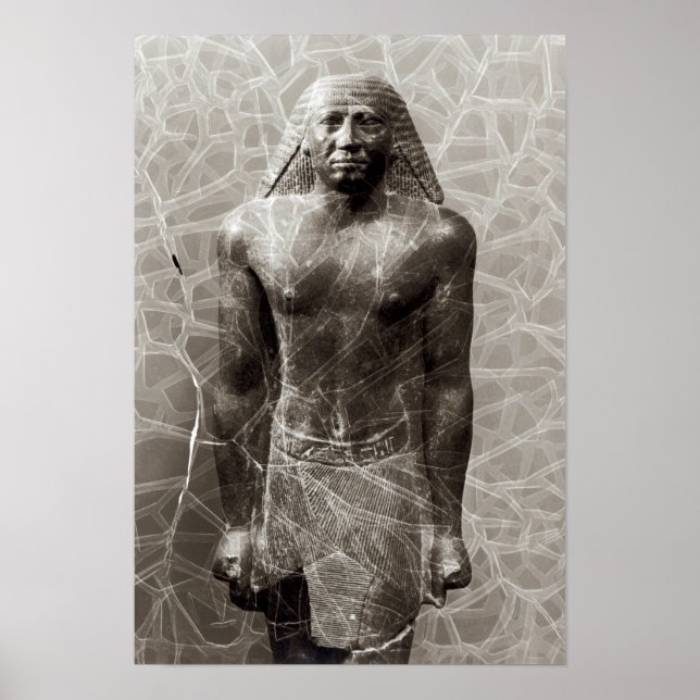 Póster Statue of Mentuemhat, Governor of Thebes (Frente)