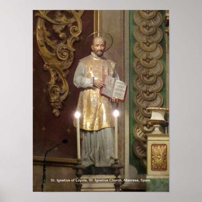 Póster Statue of St. Ignatius of Loyola (Frente)