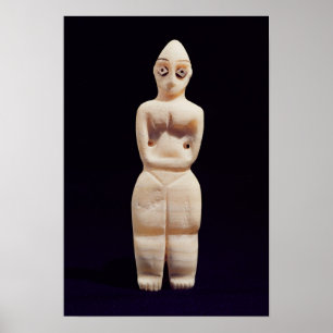 Póster Statuette of a woman, early 4th millennium BC