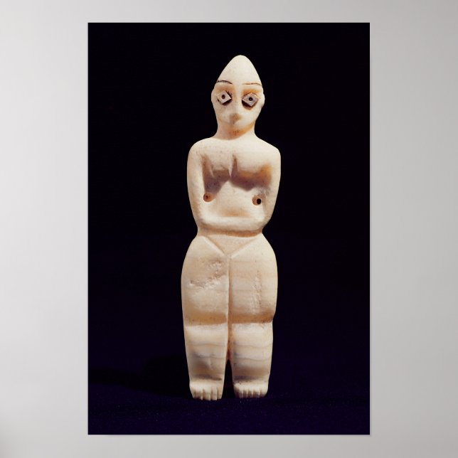 Póster Statuette of a woman, early 4th millennium BC (Frente)