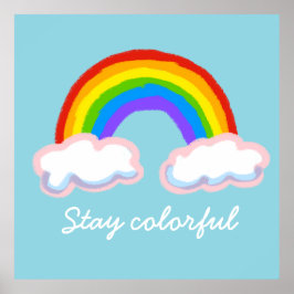 Póster Stay colorful