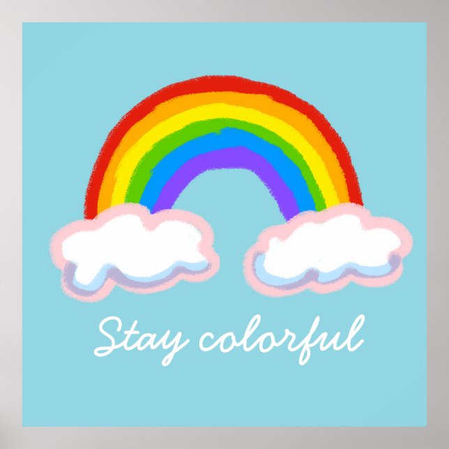 Póster Stay colorful (Frente)