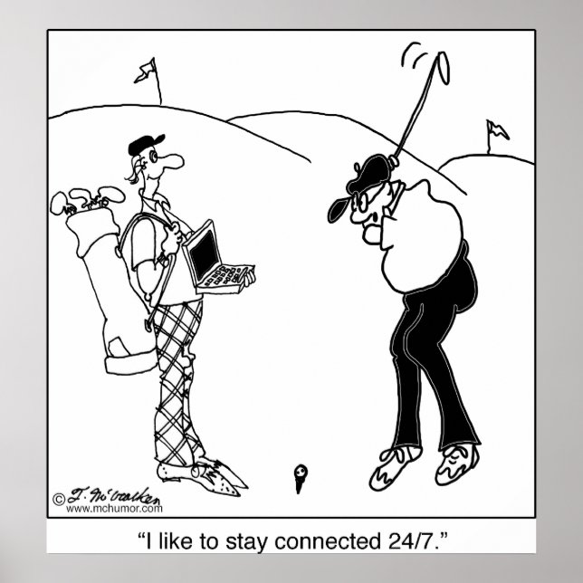 Póster Stay Connected 24/7 (Frente)