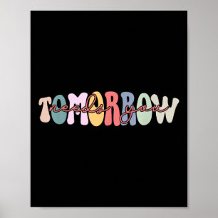Póster Stay Tomorrow Necesita Conciencia Sobre La Salud M