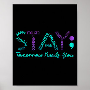 Póster Stay Tomorrow Necesita un premio para la prevenció