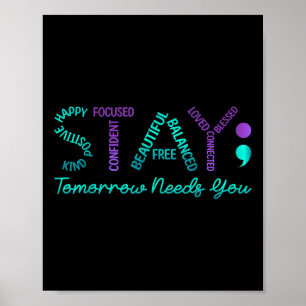 Póster Stay Tomorrow Necesita un premio para la prevenció