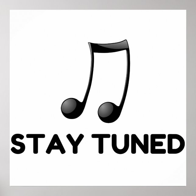 Póster Stay Tuned (Frente)