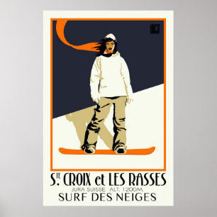 Póster Ste. Croix et Les Rasses