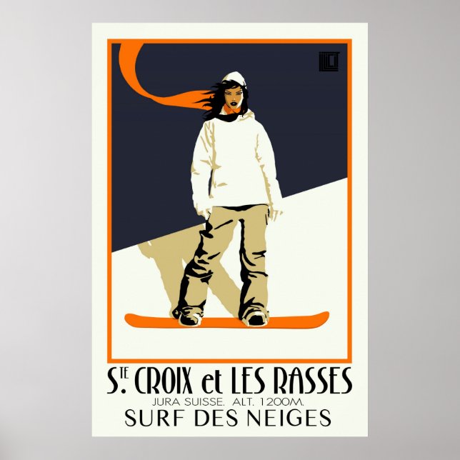 Póster Ste. Croix et Les Rasses (Frente)