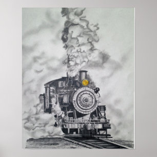 Póster Steam Engine