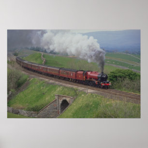 Póster Steam train