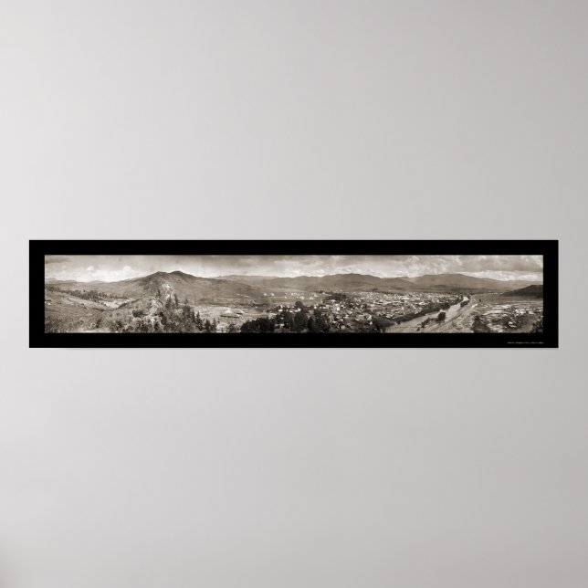 Póster Steamboat Springs CO Photo 1909 (Frente)