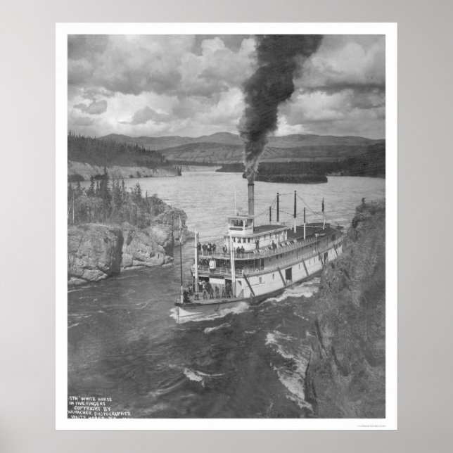 Póster Steamboat Yukon Territory 1920 (Frente)