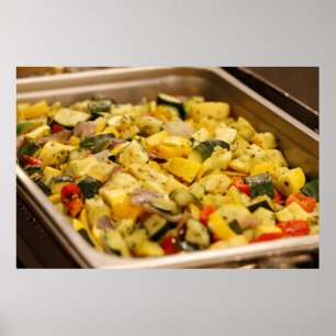 Póster Steamed Vegetables
