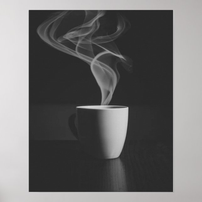 Póster Steaming Hot Coffee (Frente)