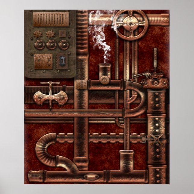 Póster Steampunk (Frente)