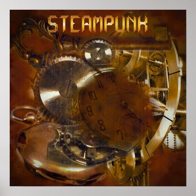Póster Steampunk (Frente)