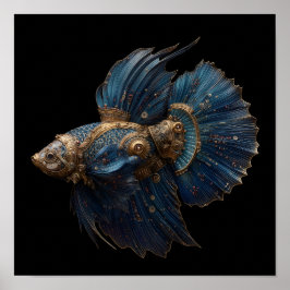 Póster Steampunk Betta