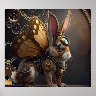 Póster Steampunk Bunny