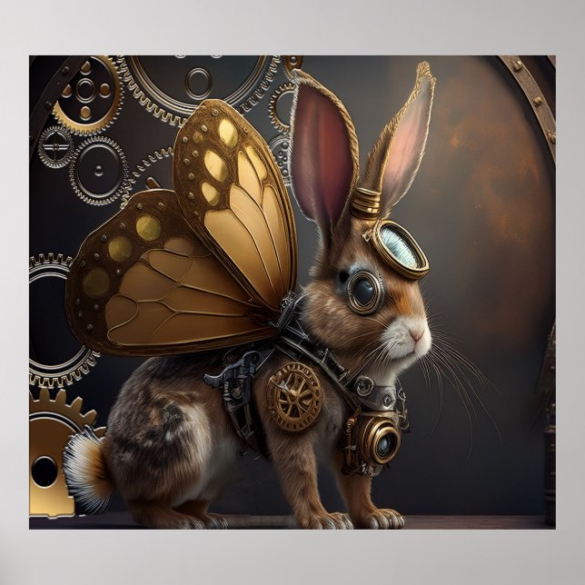 Póster Steampunk Bunny (Frente)