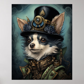 PÓSTER STEAMPUNK CHIHUAHUA