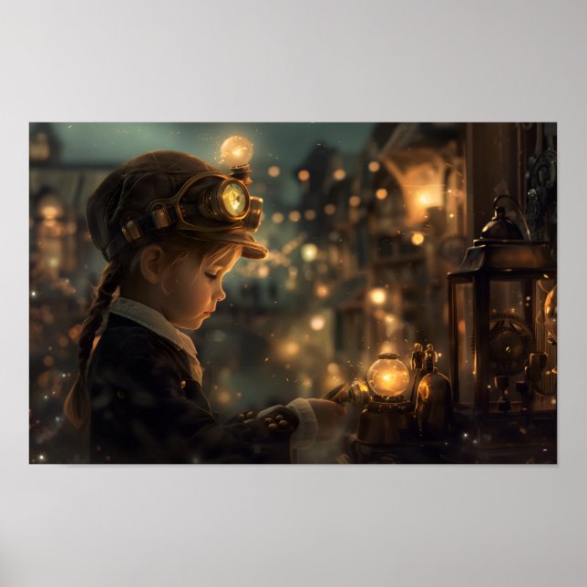 Póster Steampunk Child (Frente)