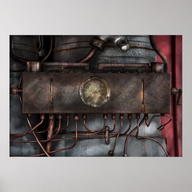 Póster Steampunk - Conexiones (Frente)