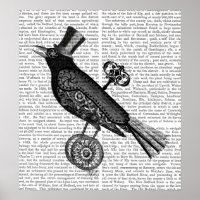 Steampunk Crow