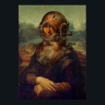 Póster Steampunk da Vinci Mona Lisa Divers Helmet Pop Art<br><div class="desc">¡Mona Steampunk! Me encanta el casco vintage del buzo. La icónica pintura de Leonardo da Vinci, la exposición estrella del Louvre en París, la Mona Lisa debe ser la imagen más conocida y fácilmente reconocible del mundo. Hay muchas versiones de esta pintura, aquí la vemos en la fase de la...</div>