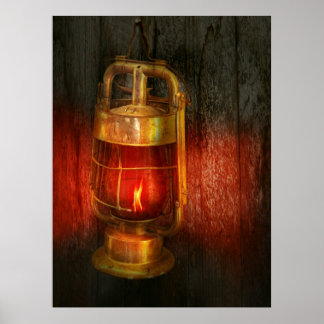 Póster Steampunk - Distrito de la luz roja