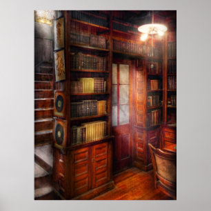 Póster Steampunk - El estudio semiprivado