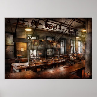Póster Steampunk - El taller