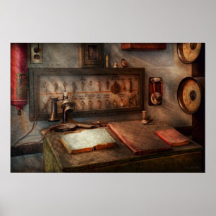 Póster Steampunk - Eléctrico - Mi trabajo de 9 a 5